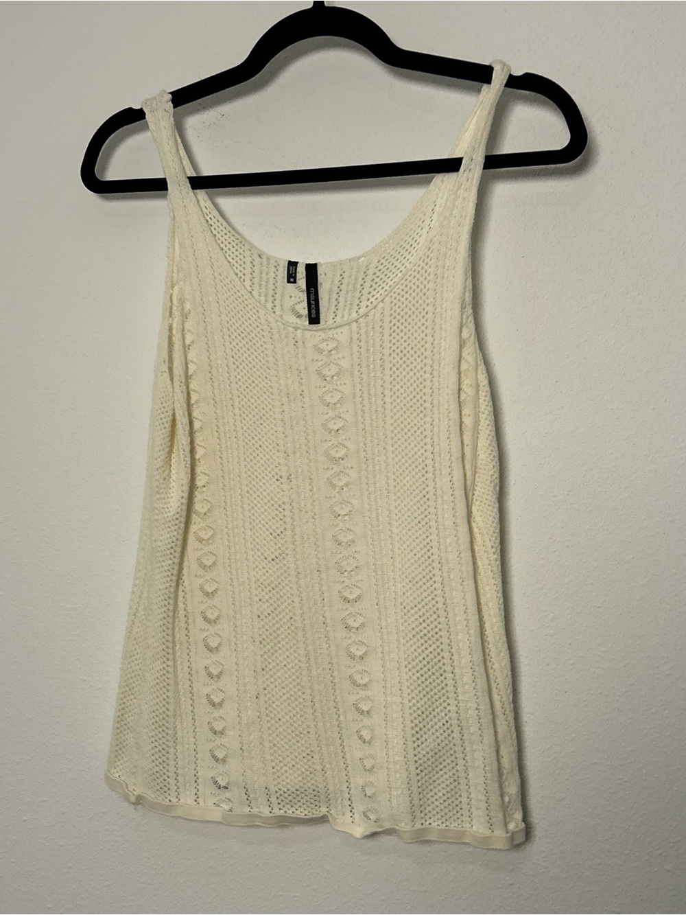 Maurices Crochet Tank Top with Delicate Stitching